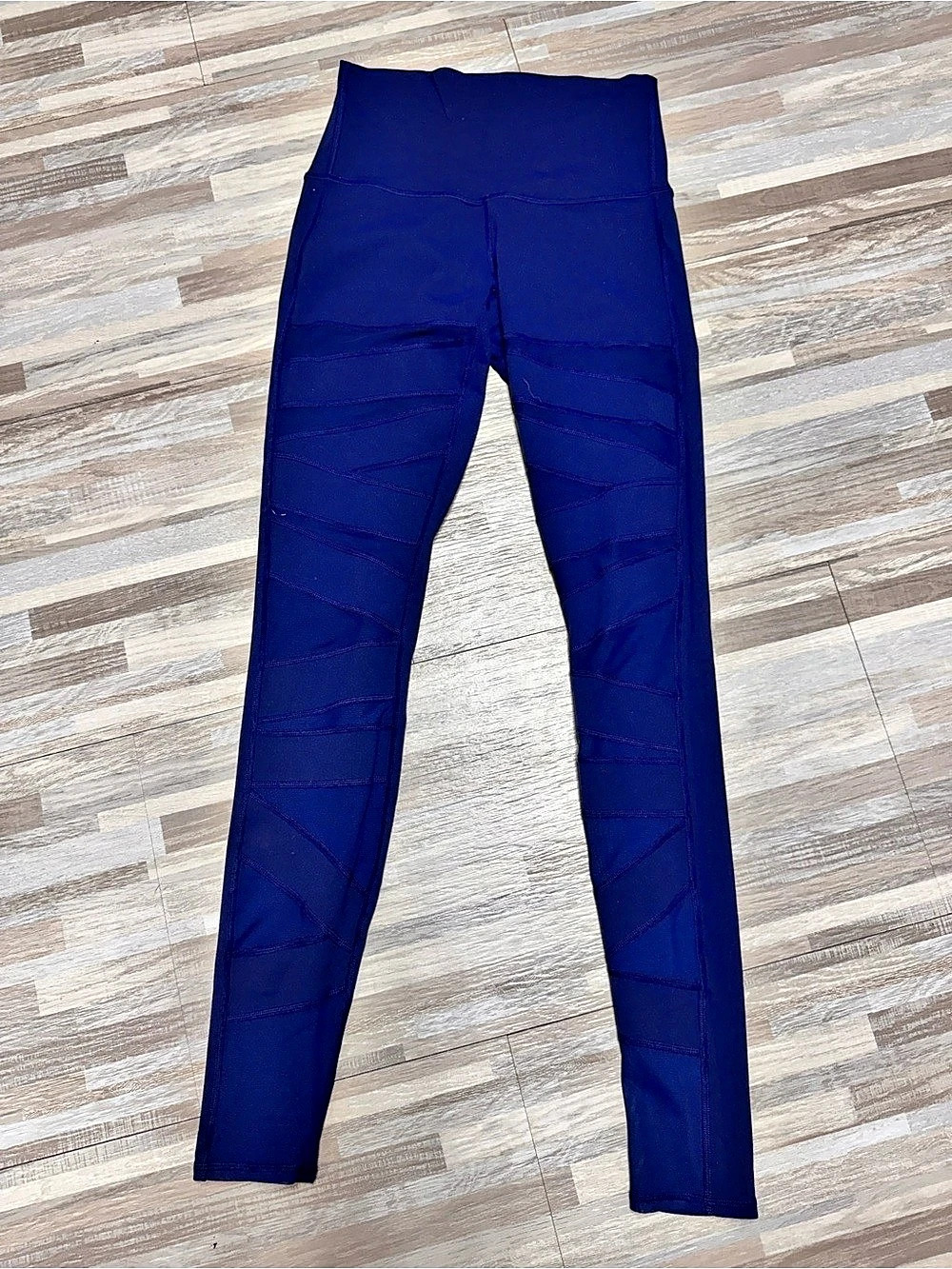 Lululemon High Times Pant *Wrap Mesh Blue Leggings size 6